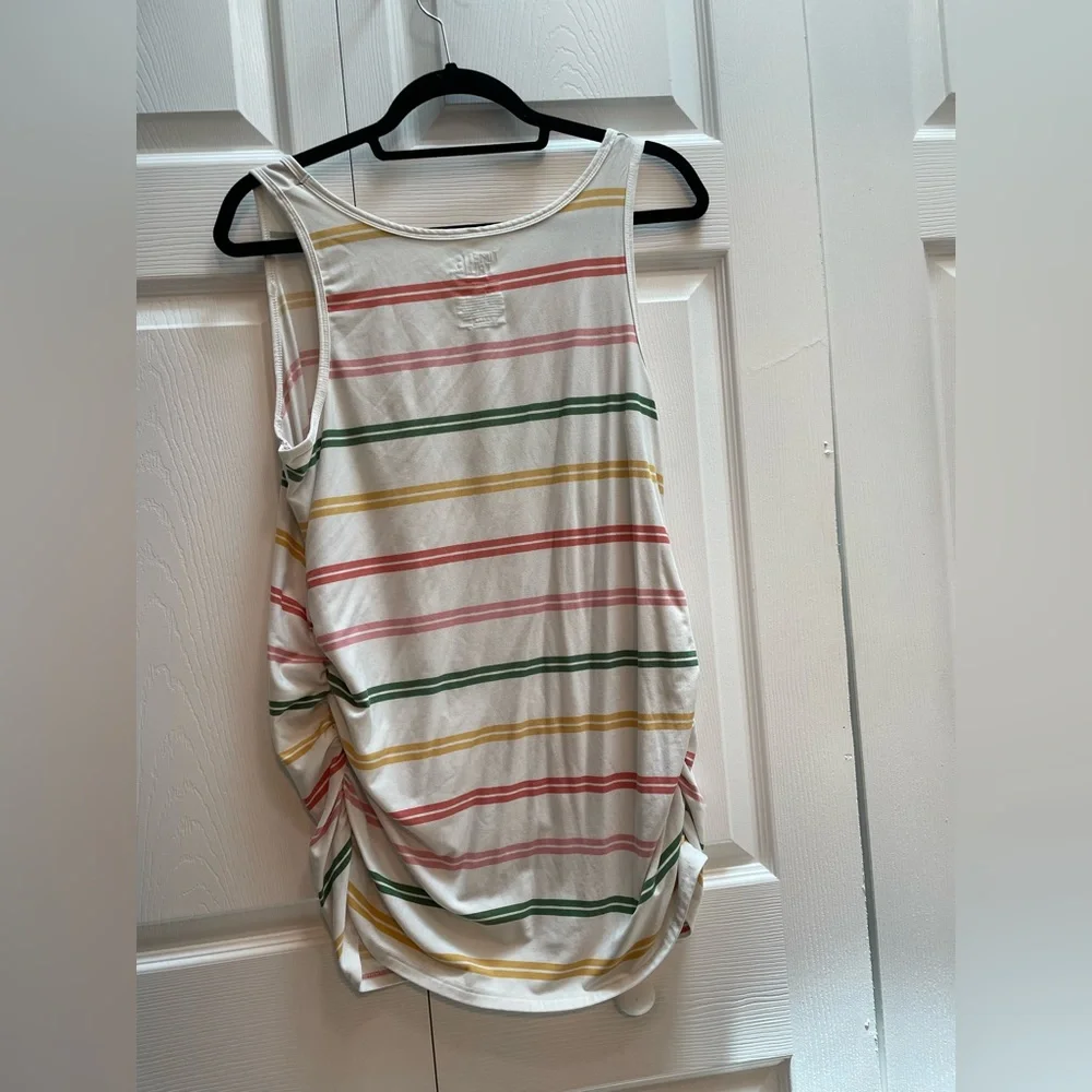 Time & Tru Maternity Stretch Tank Top Size Large - Picture 3 of 12